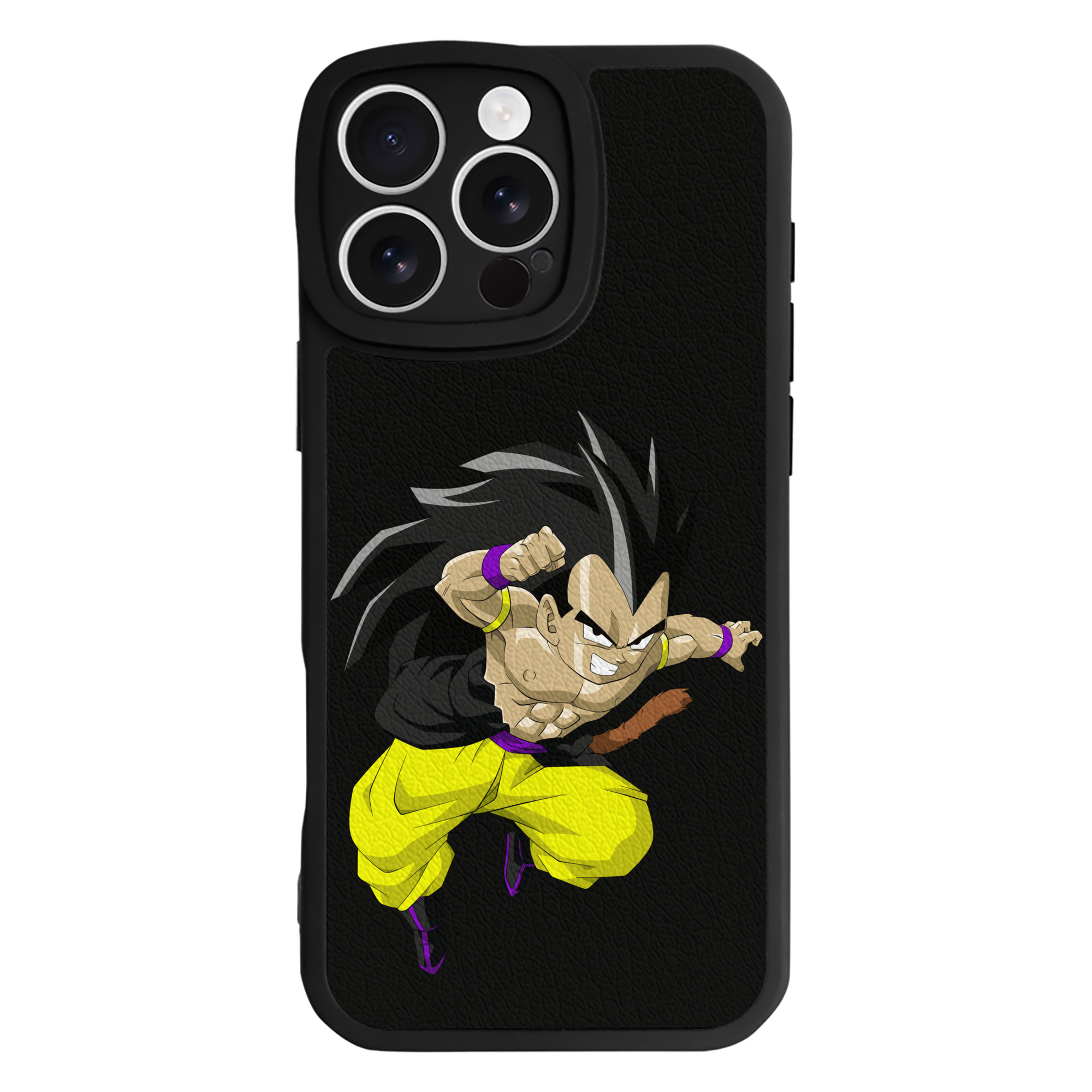 （画像用） ドラゴンボール ベジータ四世（Bejīta Yonsei）DRAGON BALL Vegeta IV 【iPhone 16シリーズ対応】シリコンスマホケース（レザー調） 材質：シリコン